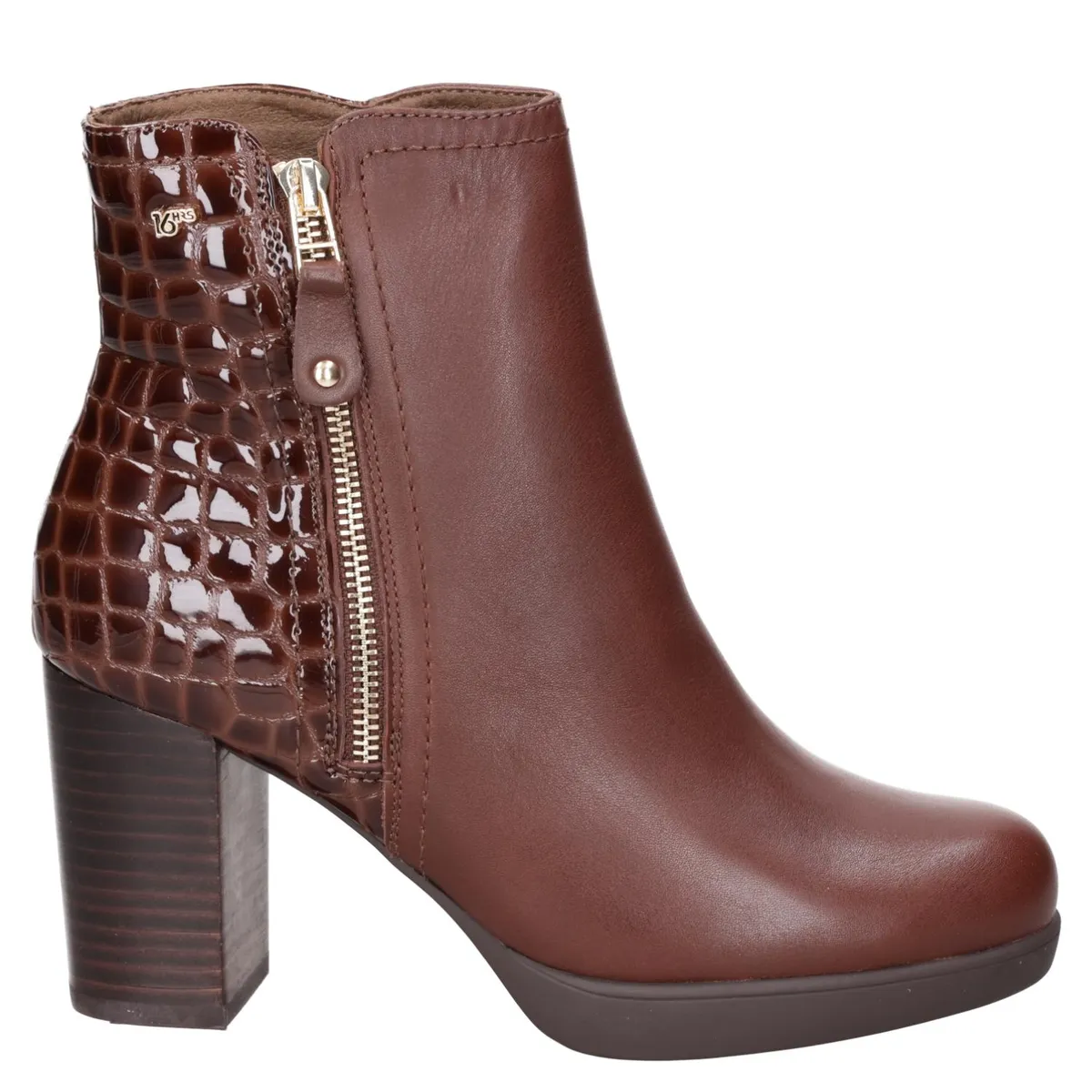16 HRS - Botin Mujer Cuero Café 16 Hrs