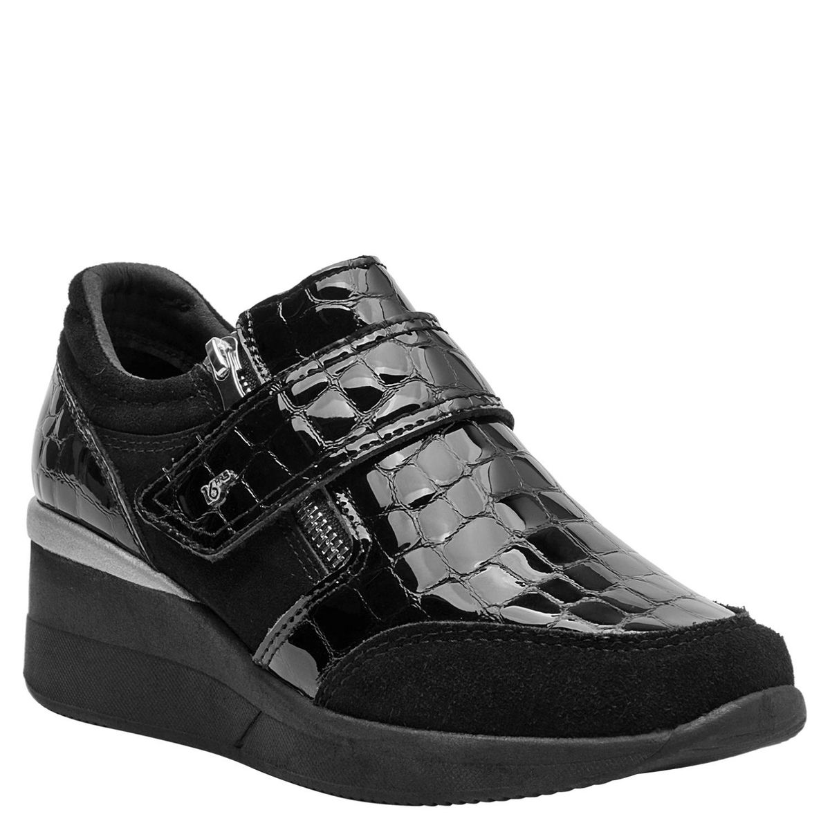 16 HRS - Zapatilla Urbana Mujer Cuero Negro 16 Hrs