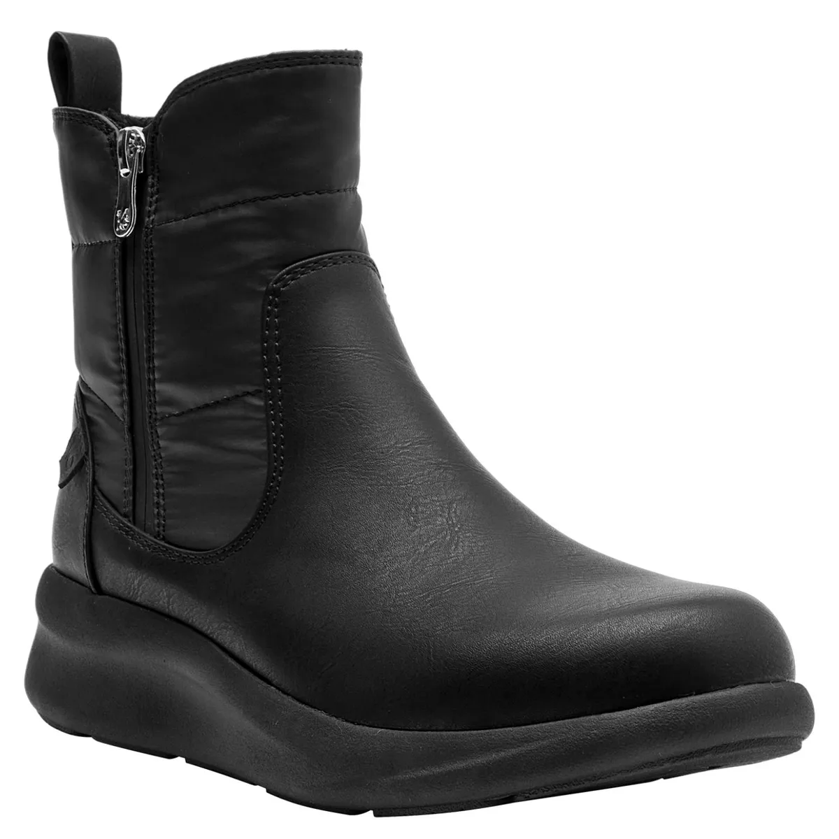 16 HRS - Botin Mujer Cuero Negro 16 Hrs
