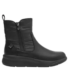 16 HRS - Botin Mujer Cuero Negro