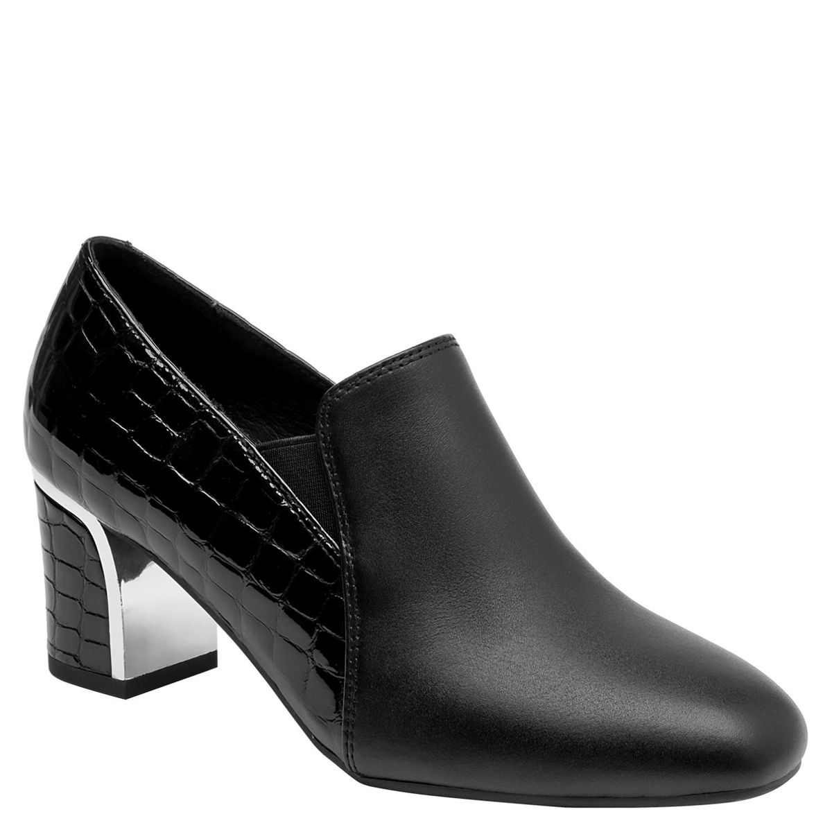 16 HRS - Zapato Casual Mujer Cuero Negro 16 Hrs