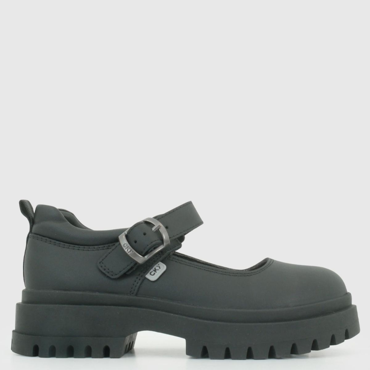 COLLOKY - Zapato Escolar Niña Cuero Negro (30 a 32)