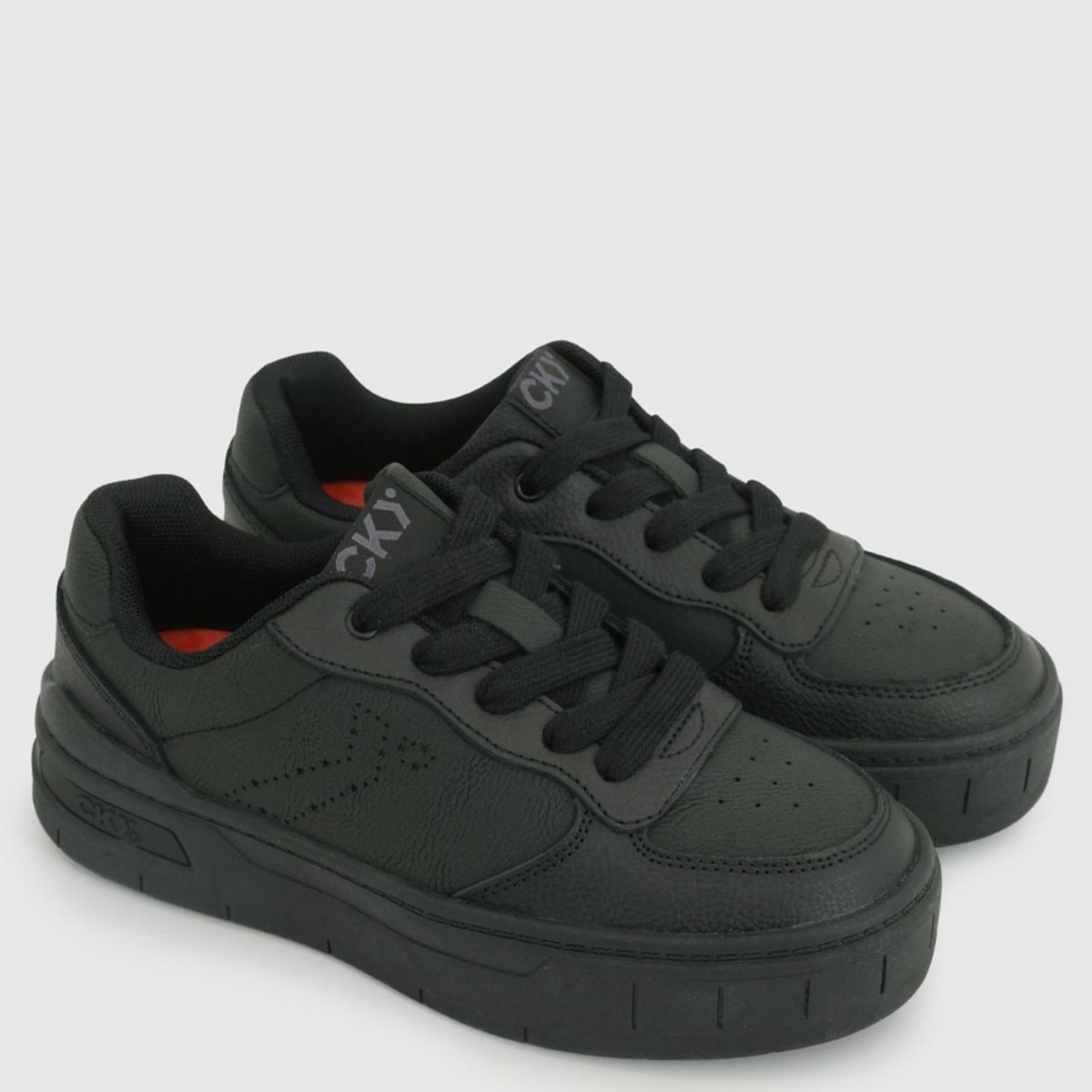 COLLOKY - Zapatilla Escolar Niña Negro (34 A 38) Colloky