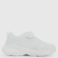Zapatilla Escolar Unisex Niño Blanco (34 A 41)