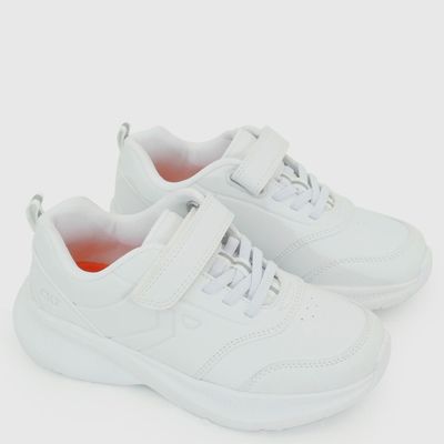 Imagen 2 del producto Zapatilla Escolar Unisex Niño Blanco (34 A 41)
