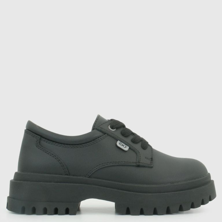 COLLOKY Zapato Escolar Niña Negro (34 A 39)