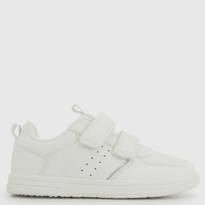 Imagen 1 del producto Zapatilla Escolar Unisex Niño Blanco (26 A 29)