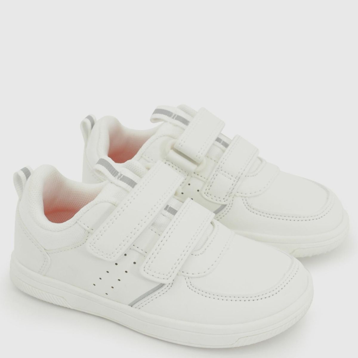 COLLOKY - Zapatilla Escolar Unisex Niño Blanco (26 A 29) Colloky