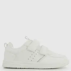 COLLOKY - Zapatilla Escolar Unisex Niño Blanco (26 A 29)