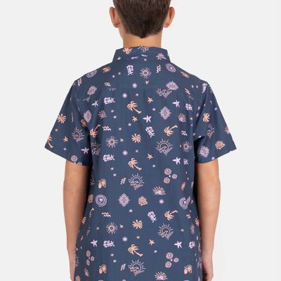 Imagen 2 del producto Camisa Manga Corta Niño Azul