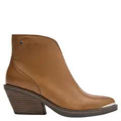 POLLINI - Botin Mujer Cuero Café