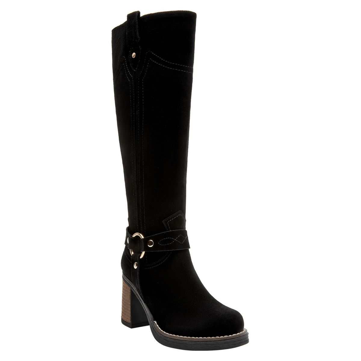 POLLINI - Bota Mujer Cuero Negro Pollini