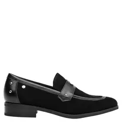 POLLINI - Zapato Casual Mujer Cuero Negro