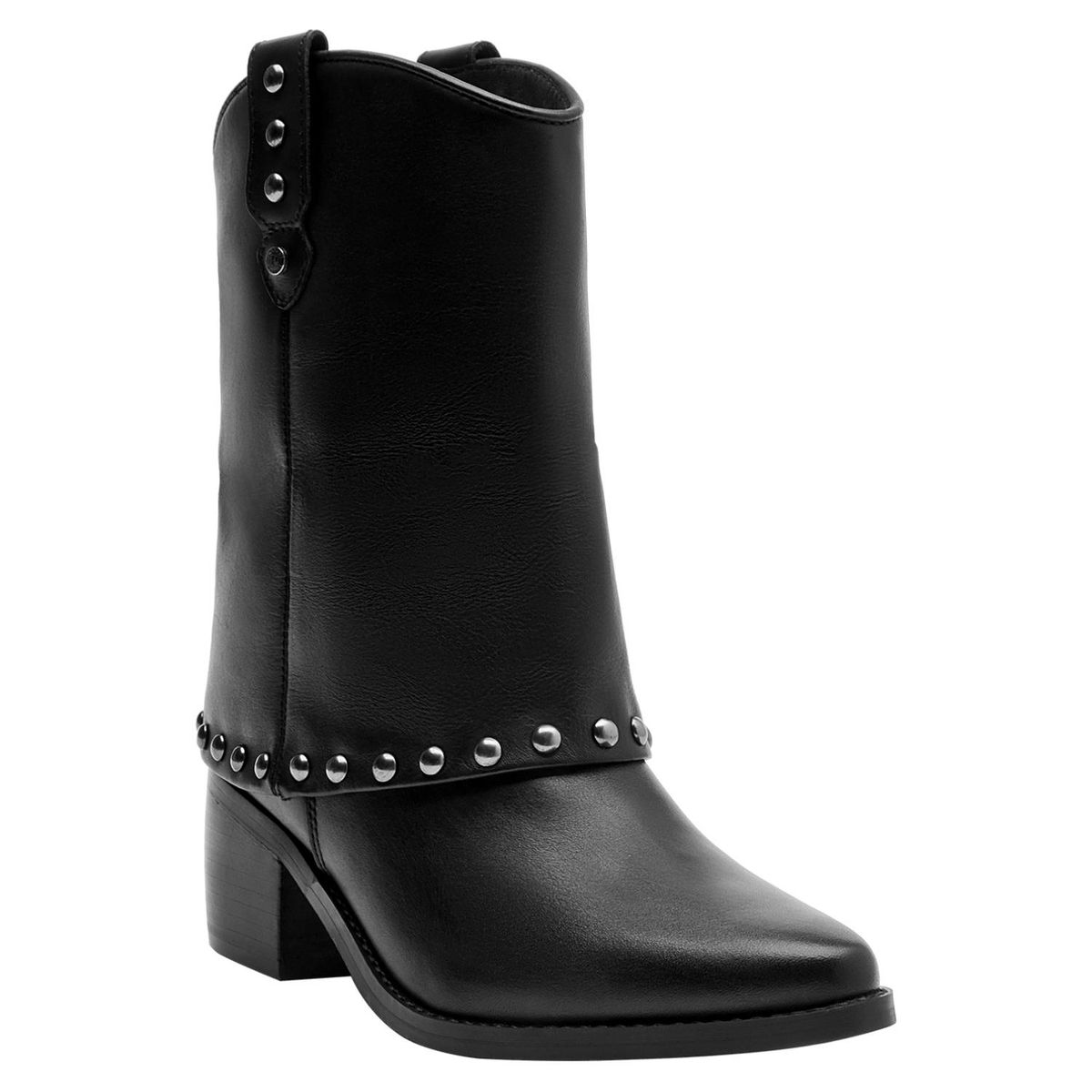 POLLINI - Bota Mujer Cuero Negro Pollini