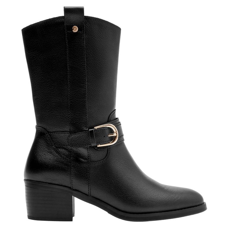 Bota Mujer Cuero Negro 35 CL