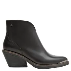 POLLINI - Botin Mujer Cuero Negro