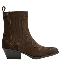 POLLINI - Botin Mujer Cuero Café