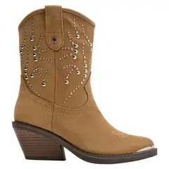 POLLINI - Bota Mujer Cuero Café