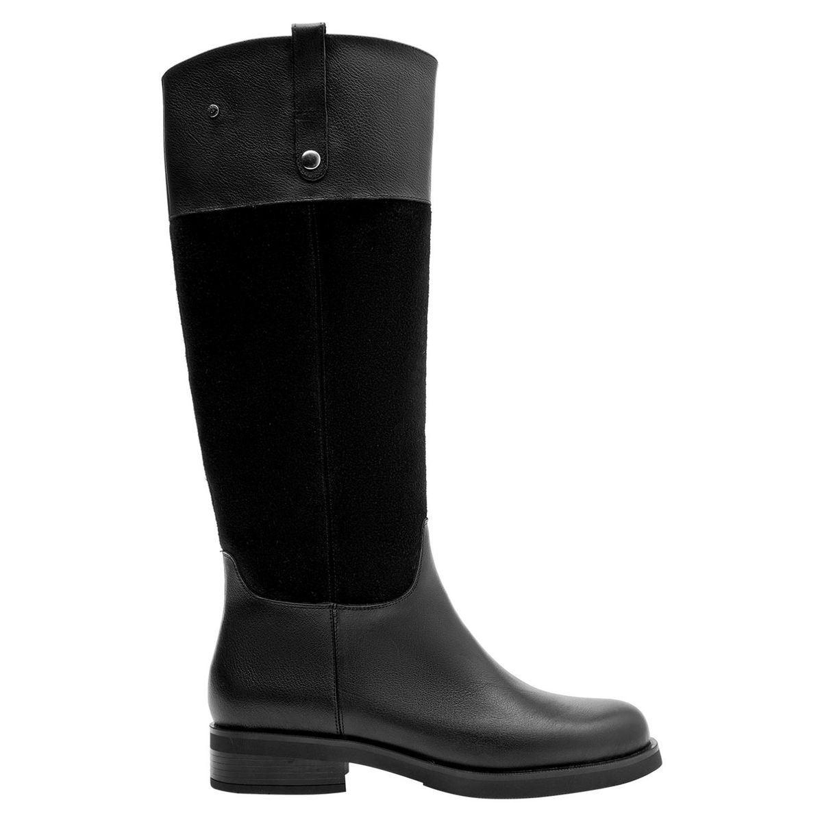 POLLINI - Bota Mujer Cuero Negro Pollini