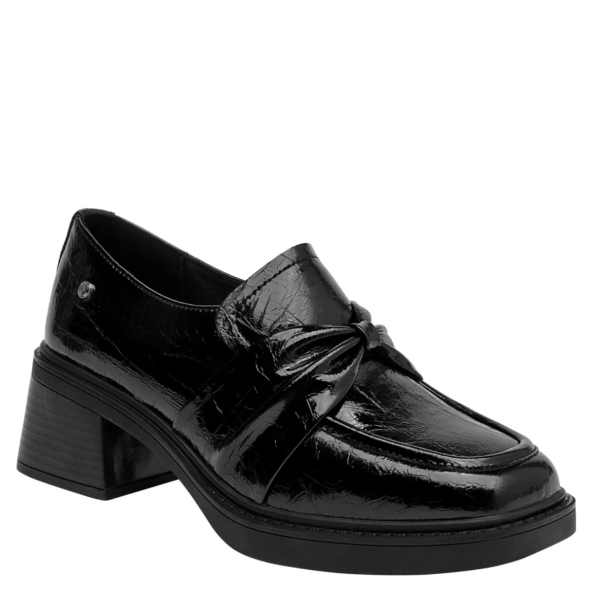 POLLINI - Zapato Casual Mujer Cuero Negro Pollini