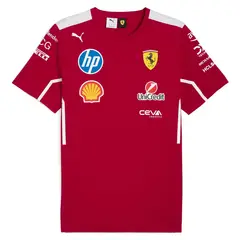PUMA - Polera Ferrari Manga Corta Algodón Hombre