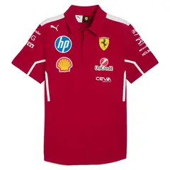 PUMA - Polera Ferrari Manga Corta Algodón Hombre