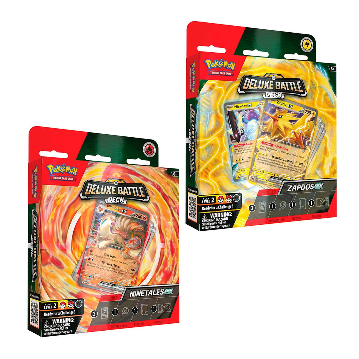 DEVIR - Cartas Pokemon: Deluxe Battle Deck - Zapados ex