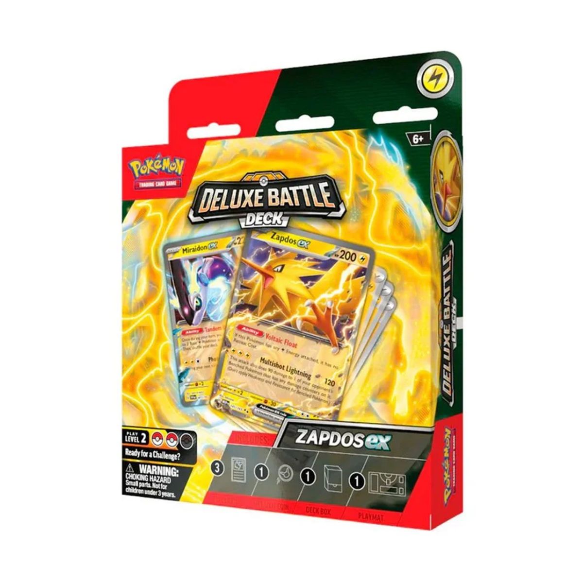 DEVIR - Cartas Pokemon: Deluxe Battle Deck - Zapados ex