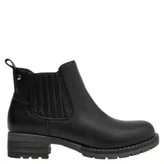 BRUNO ROSSI - Botin Mujer Cuero Negro