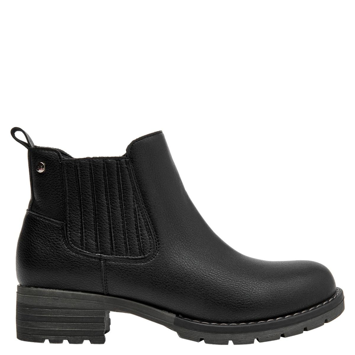 BRUNO ROSSI - Botin Mujer Cuero Negro Bruno Rossi