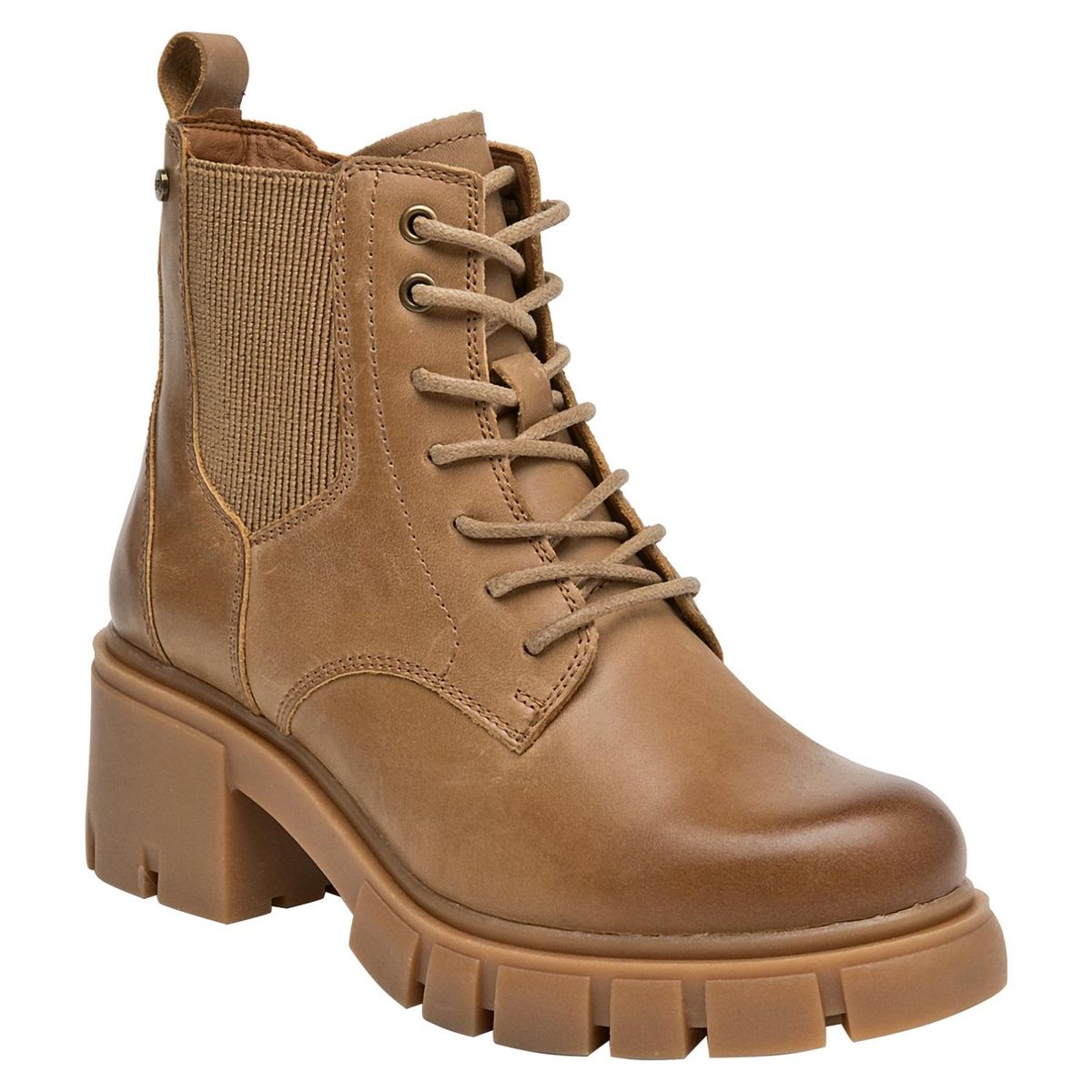 BRUNO ROSSI - Botin Mujer Cuero Caramelo Bruno Rossi
