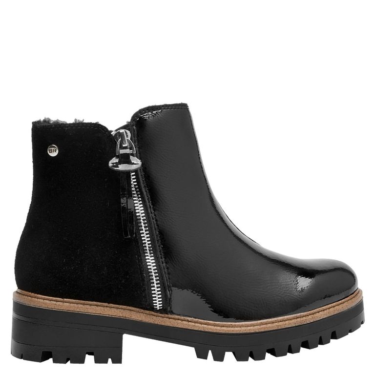 BRUNO ROSSI Botin Mujer Negro