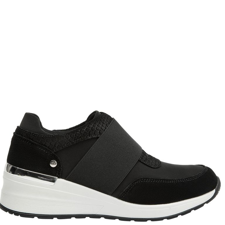 BRUNO ROSSI Zapatilla Urbana Mujer Cuero Negro
