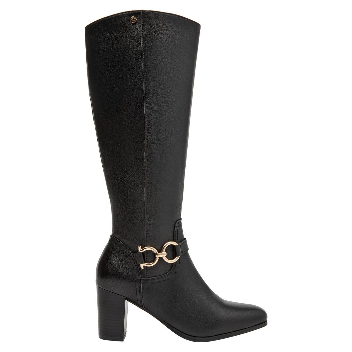 BRUNO ROSSI - Bota Mujer Cuero Negro Bruno Rossi