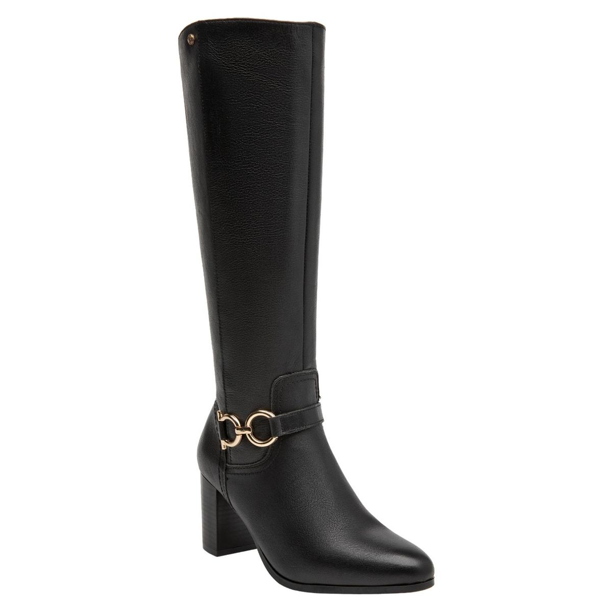 BRUNO ROSSI - Bota Mujer Cuero Negro Bruno Rossi