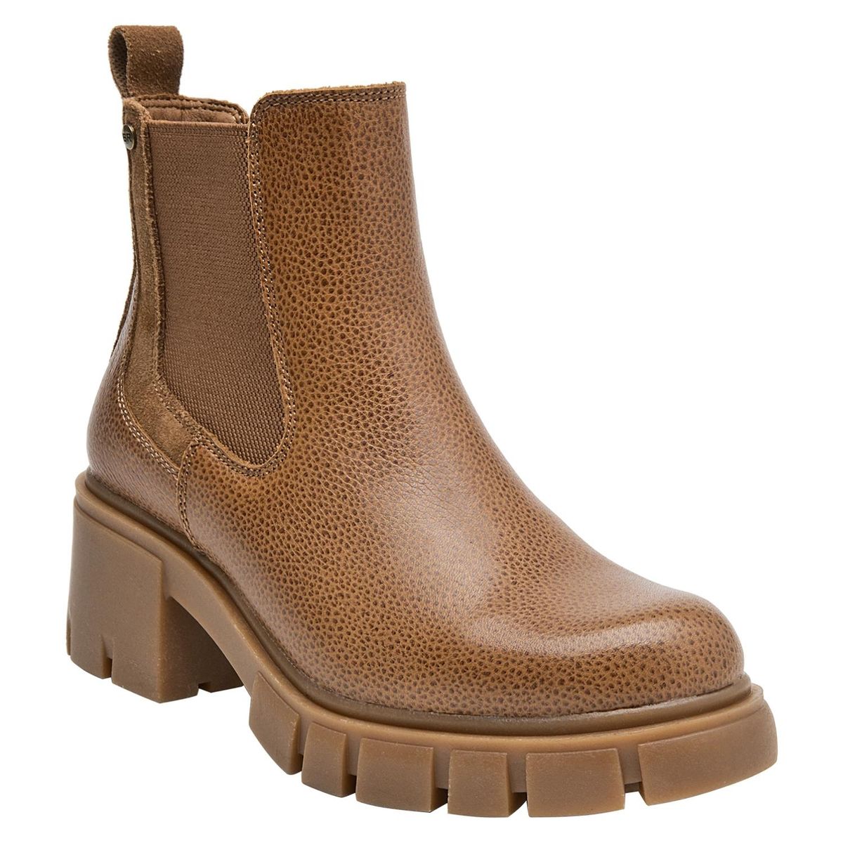BRUNO ROSSI - Botin Mujer Cuero Caramelo Bruno Rossi
