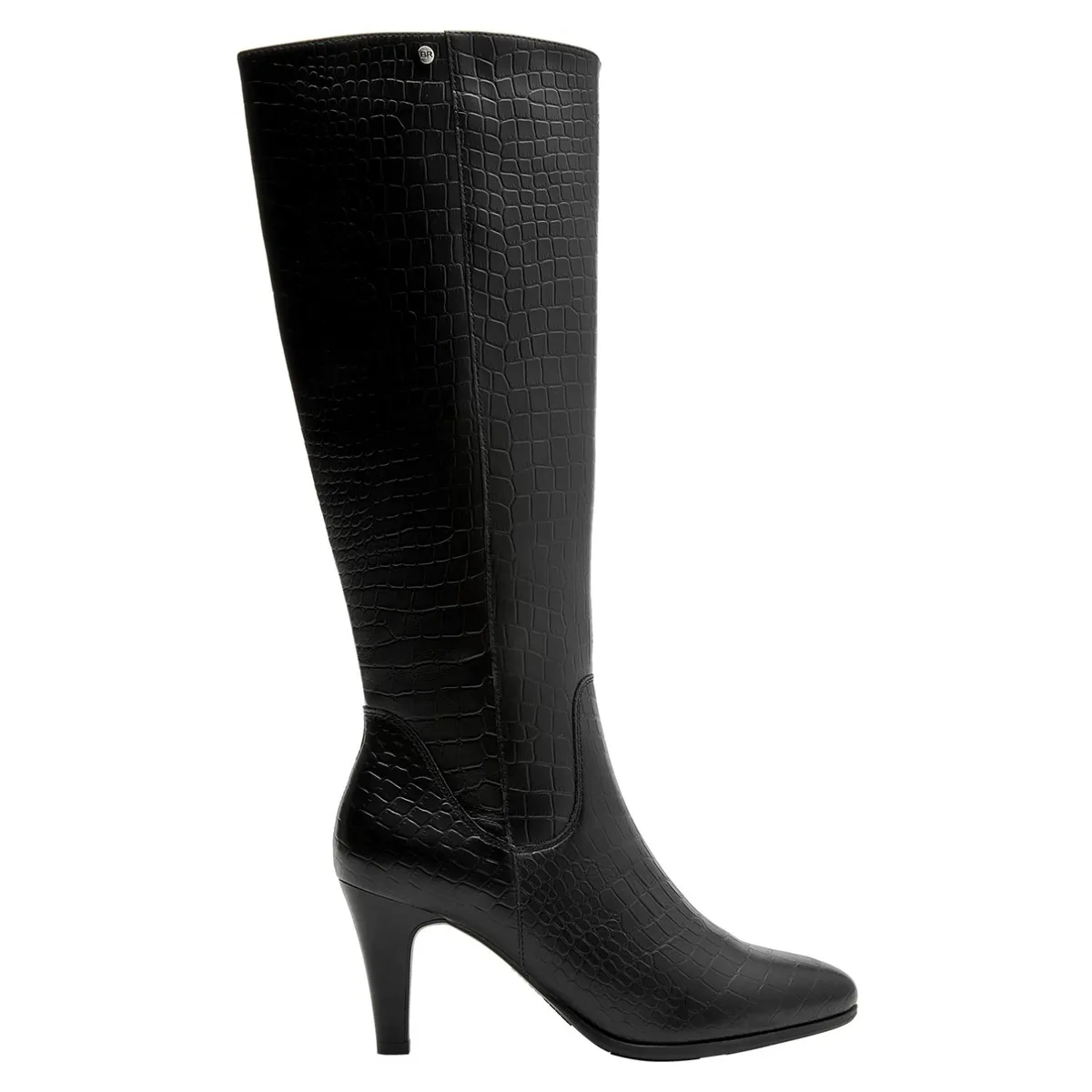 BRUNO ROSSI - Bota Mujer Cuero Negro Bruno Rossi