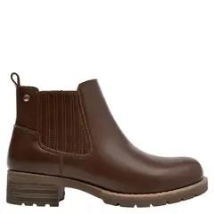 BRUNO ROSSI - Botin Mujer Cuero Café