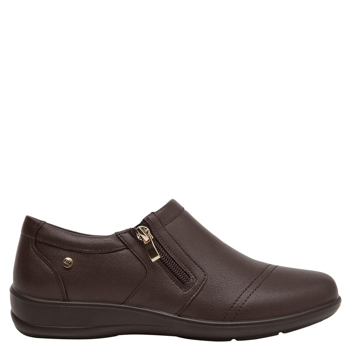 BRUNO ROSSI - Zapato Casual Mujer Cuero Café Bruno Rossi