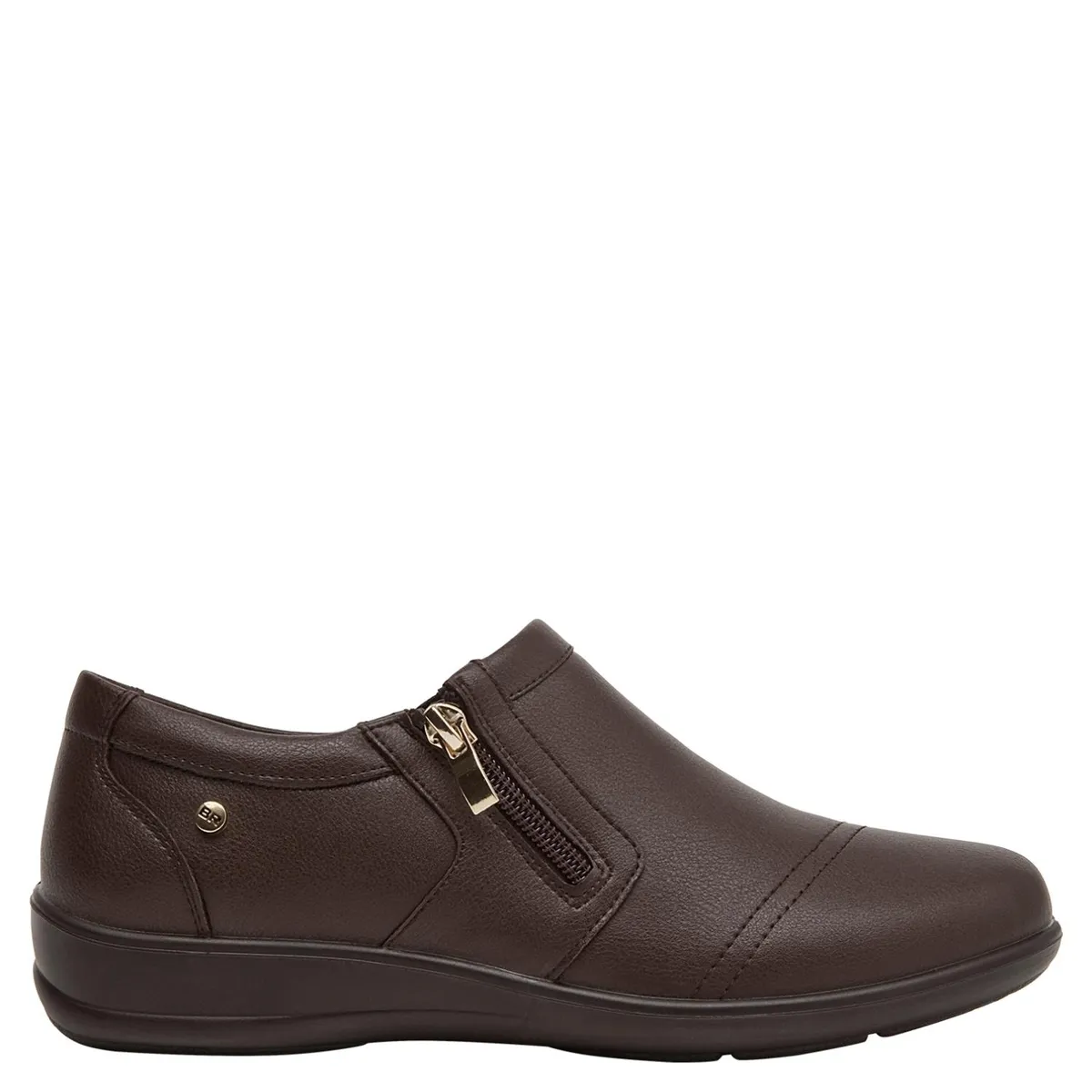 BRUNO ROSSI - Zapato Casual Mujer Cuero Café Bruno Rossi