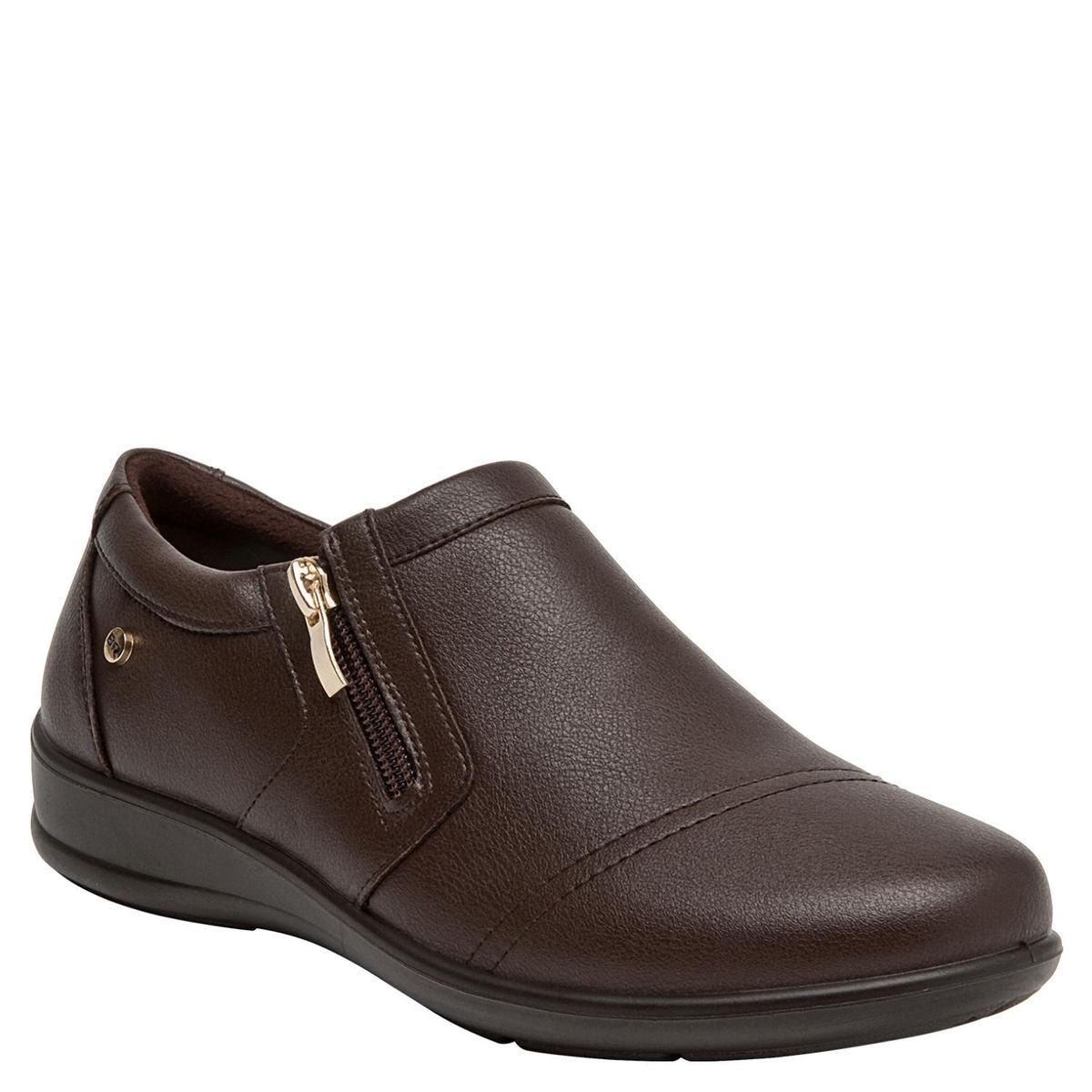 BRUNO ROSSI - Zapato Casual Mujer Cuero Café Bruno Rossi