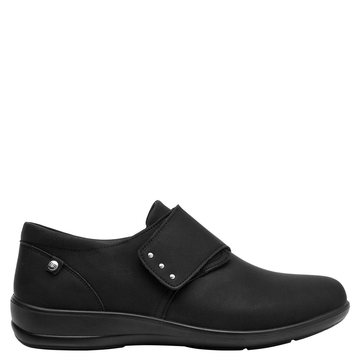 BRUNO ROSSI - Zapato Casual Mujer Cuero Negro Bruno Rossi