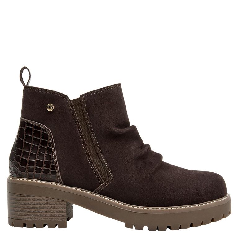 Botin Mujer Café Oscuro