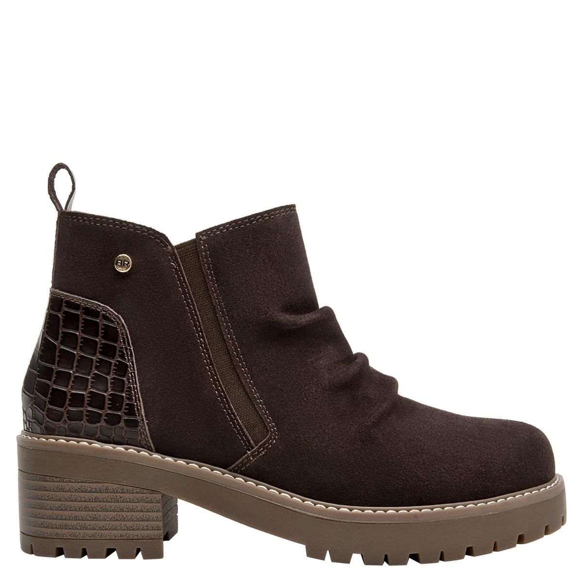 BRUNO ROSSI - Botin Mujer Café Oscuro Bruno Rossi