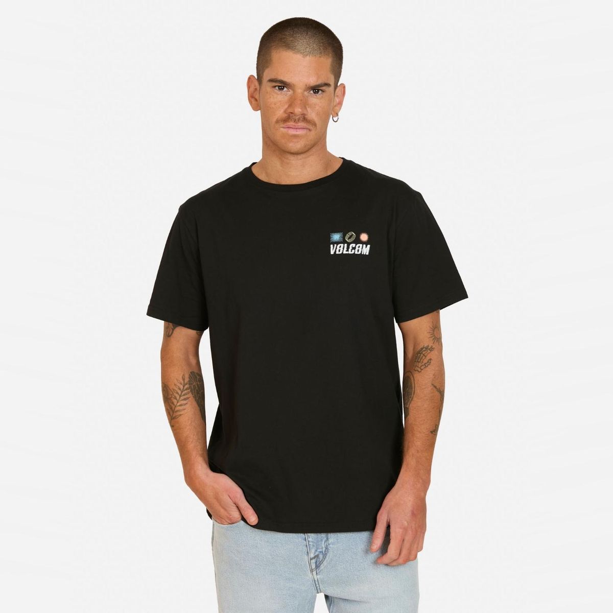 VOLCOM - Polera Manga Corta Algodón Hombre Volcom