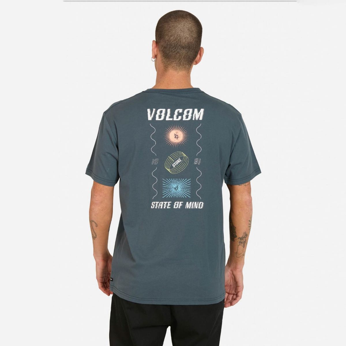 VOLCOM - Polera Manga Corta Algodón Hombre Volcom