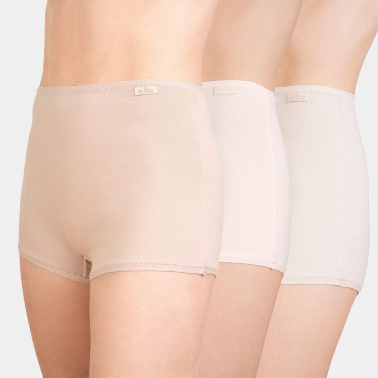 Pack 3 Pantaleta Alta Algodón Mujer