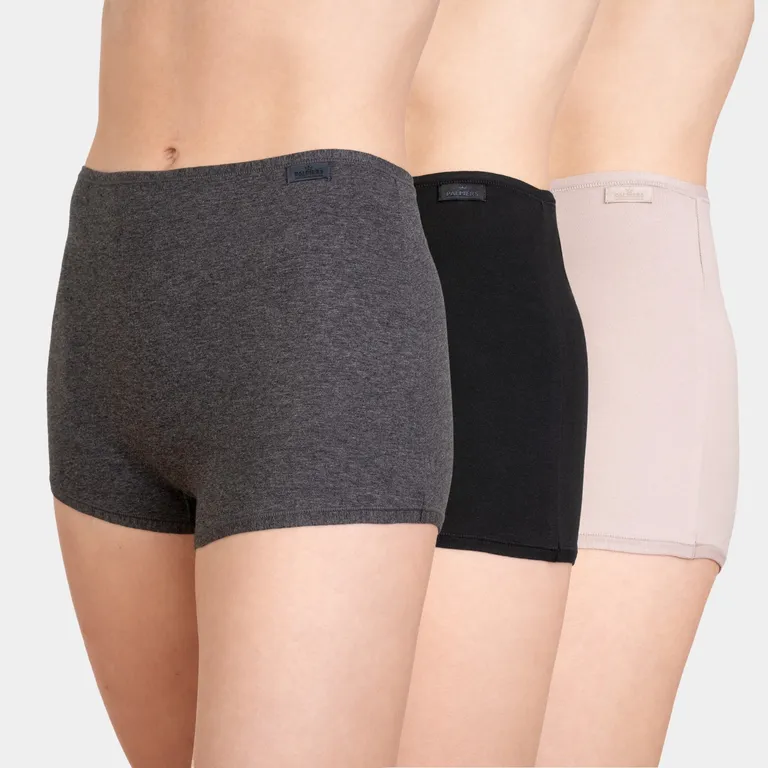 Pack 3 Pantaleta Alta Algodón Mujer