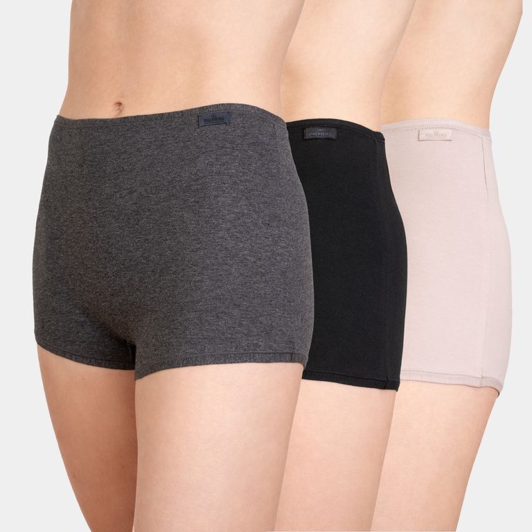 Pack 3 Pantaleta Alta Algodón Mujer
