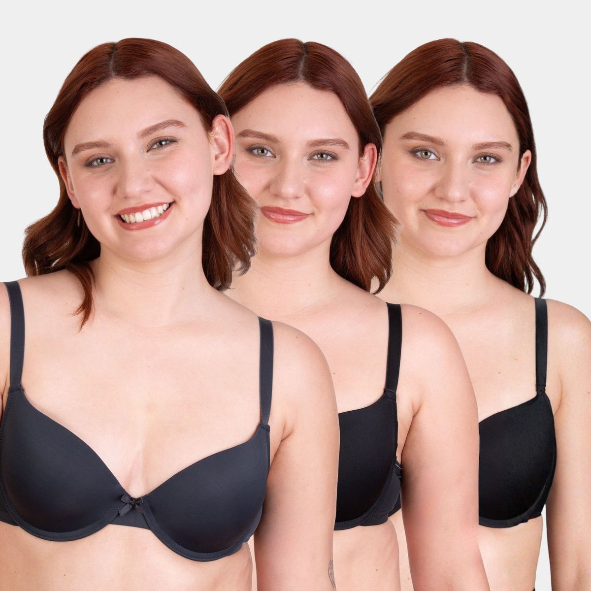 PALMERS - Pack 3 Sostén Microfibra con Arco Mujer Palmers